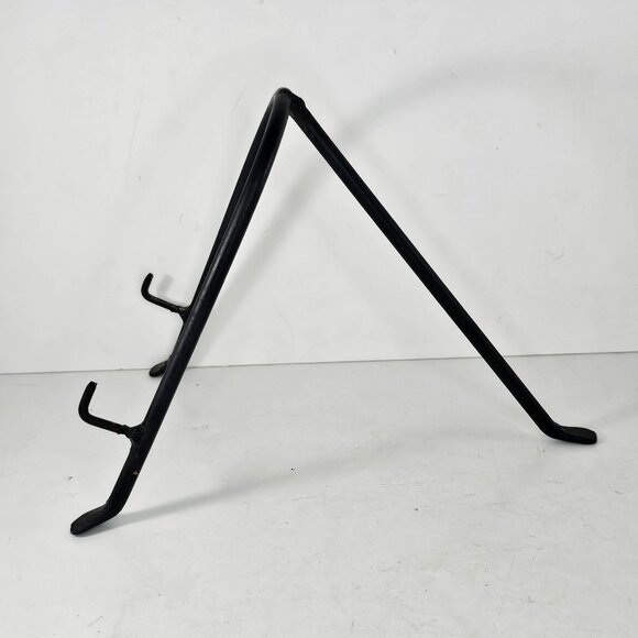 Black Metal Display Easel Stand For Plates Bowls & Frames - Picture 5 of 8
